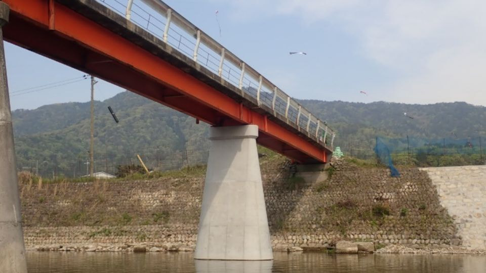 市道鳥居原線（海渡橋） 災害復旧工事