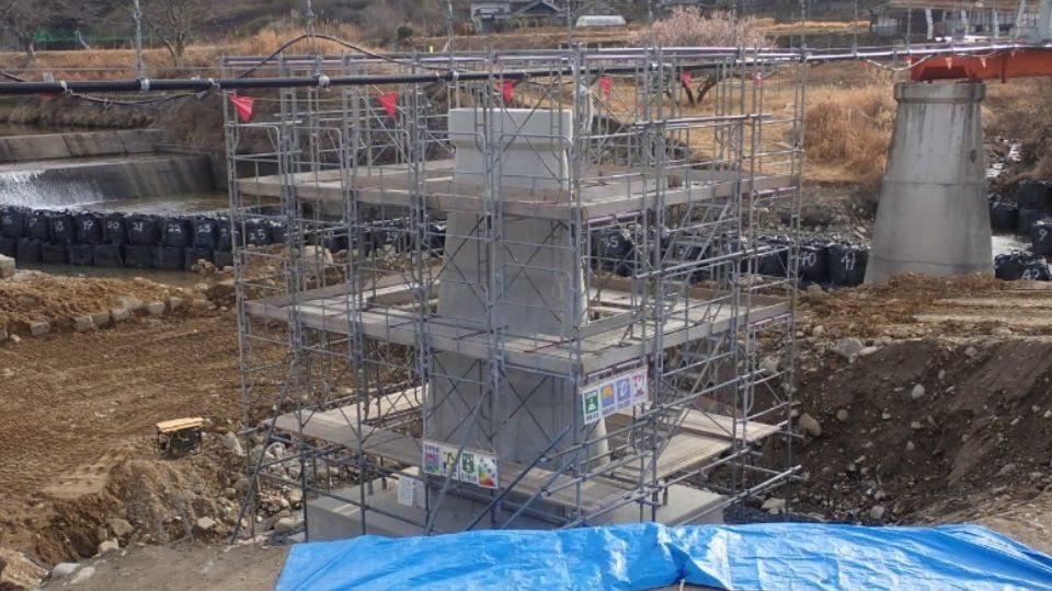 市道鳥居原線(海渡橋) 災害復旧工事