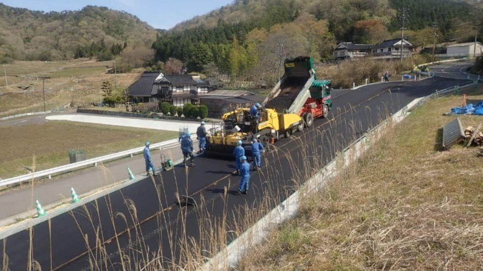 東広島高田道路 (主要地方道吉田豊栄線) 道路改良工事