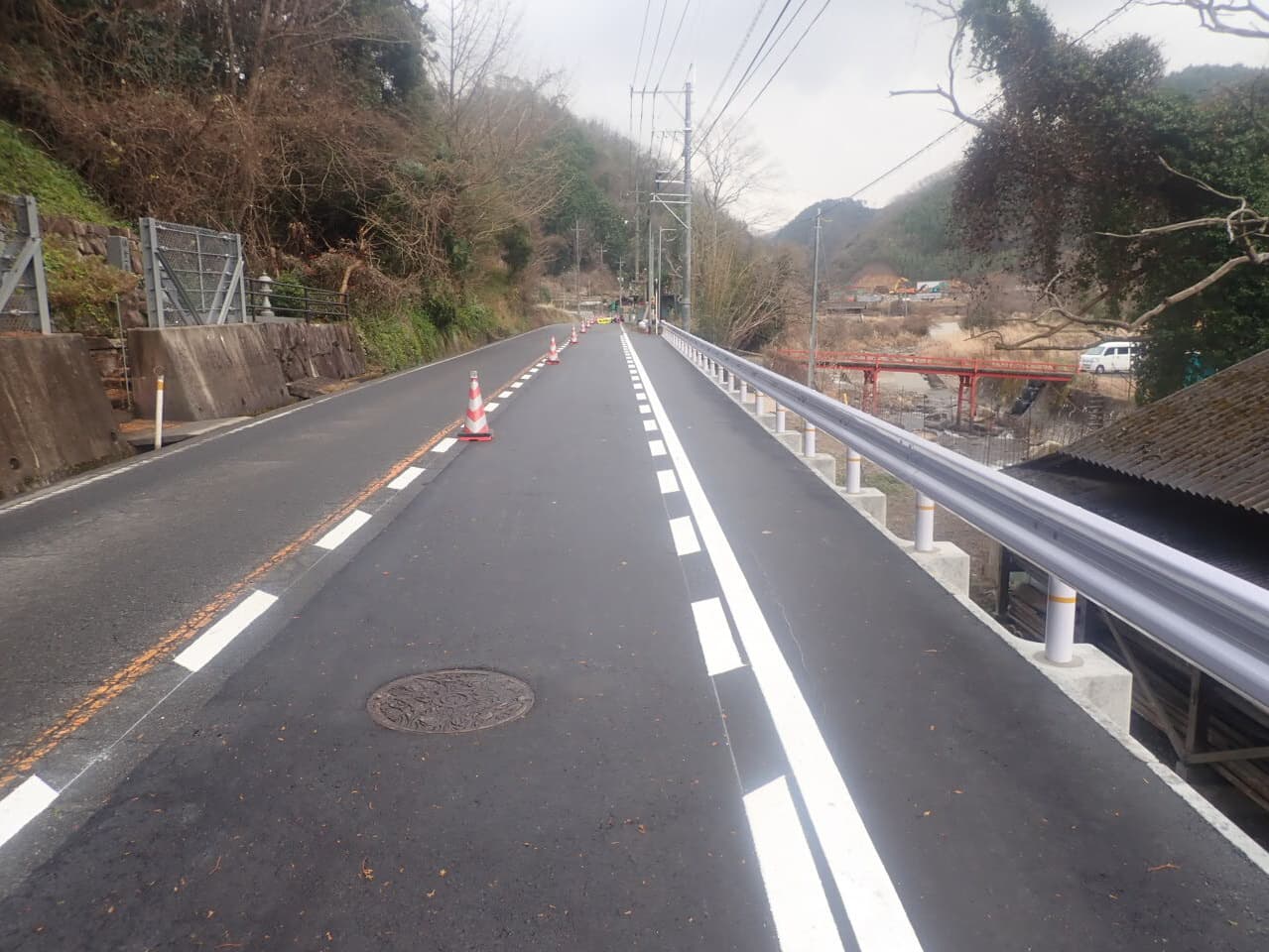 東広島高田道路 (主要地方道吉田豊栄線) 道路改良工事